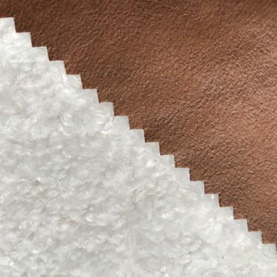 Fake Fur Bonded Suede Fabric