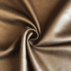 Tíska Bronzing Suede Pu Efni