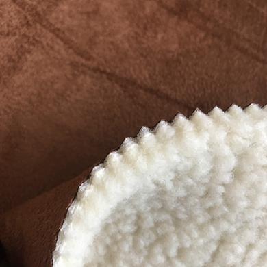 Suede Bond Sponge With Sherpa